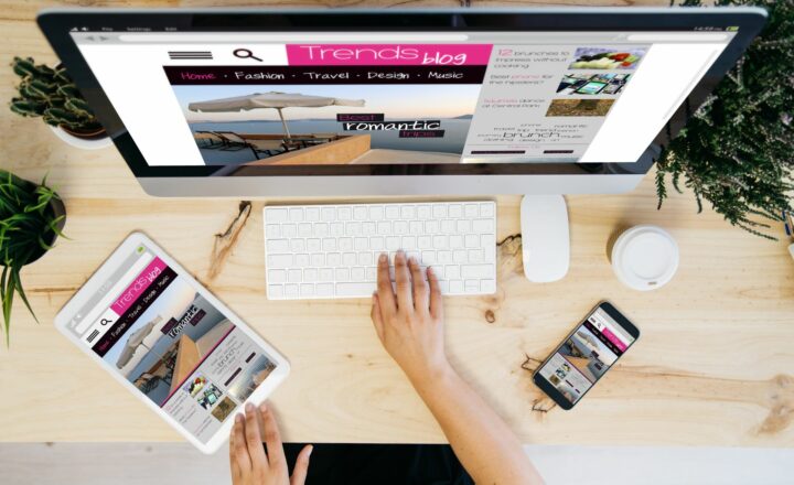 sticky headers on website design